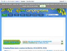 Tablet Screenshot of campingromaalbaadriatica.com
